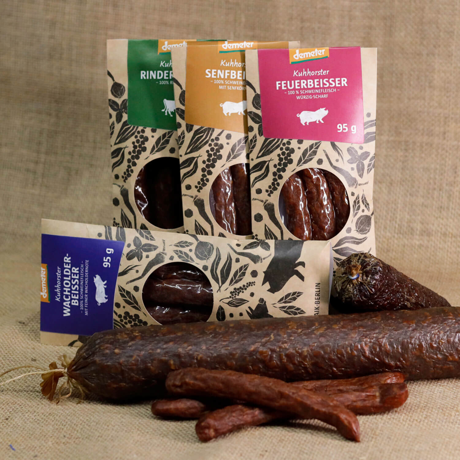 Salami und Beißer vom Ökohof Kuhhorst
