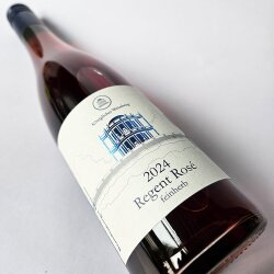 Flasche Regent Rosé von 2024 - liegend