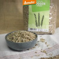 Schale mit Roggenkörnern