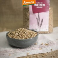 Schale mit Weizenkörnern