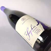 Rotweinflasche Sophie Barrique von 2024  - liegend