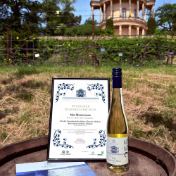 Urkunde Weinfreundchen vor dem Belvedere auf dem...